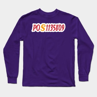 POS1135809 tRump Fulton County Jail Inmate Number - Double-sided Long Sleeve T-Shirt